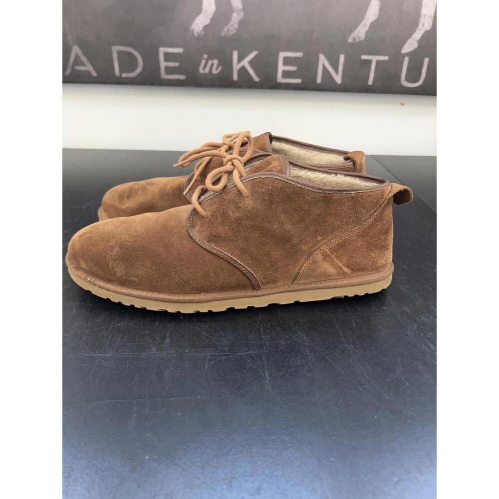 UGG‎ Maksim Chukka Boots, Brown Suede, Men's 15 with Shearling Lining